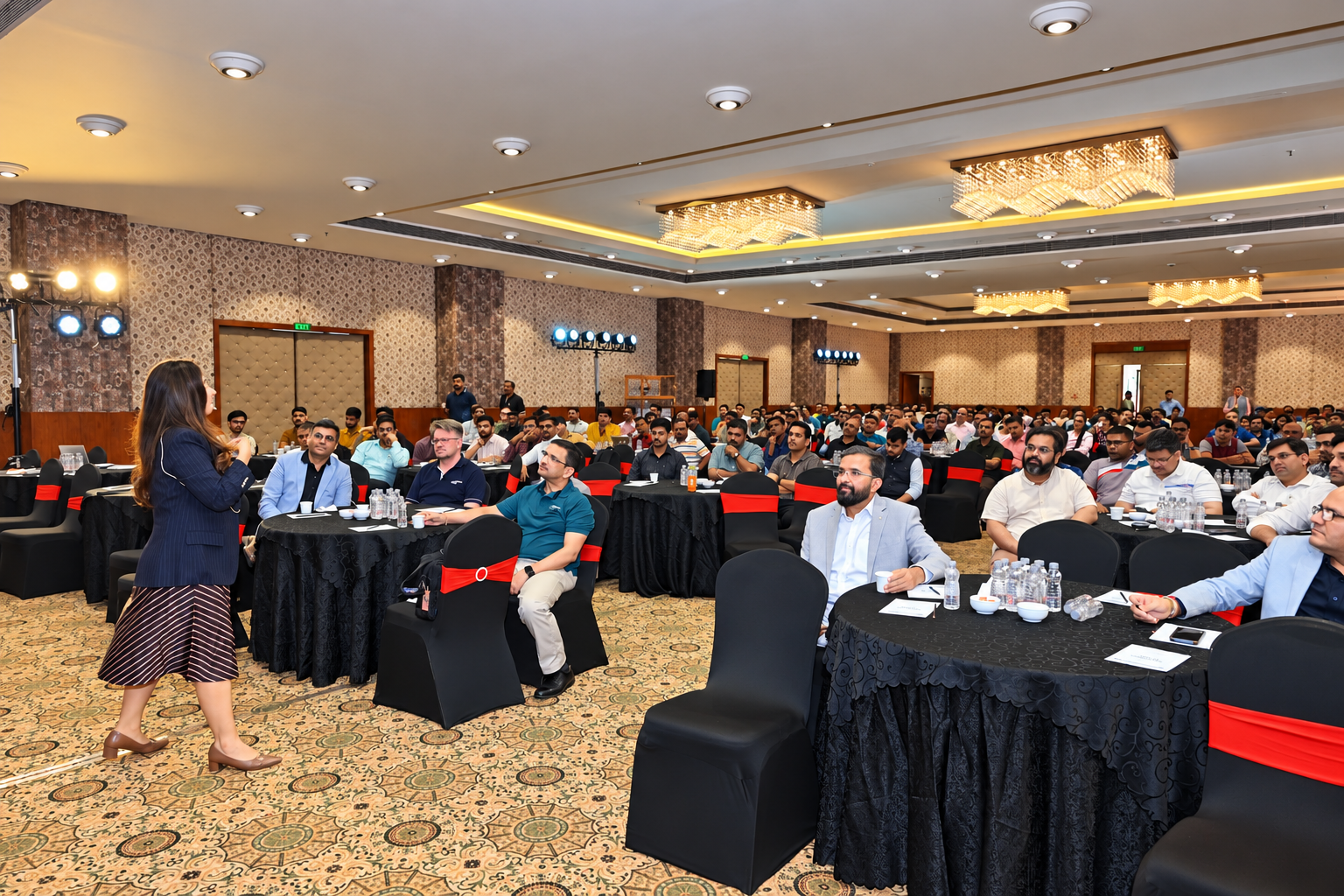 Senior Indian professionals at a leadership roundtable